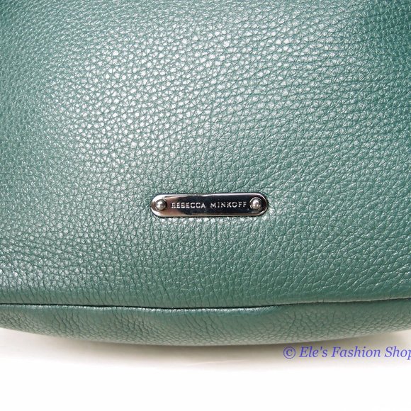 ❤️ NWT Rebecca Minkoff Julian Large Leather Backpack Bottle Green 100%  AUTHENTC main image 15